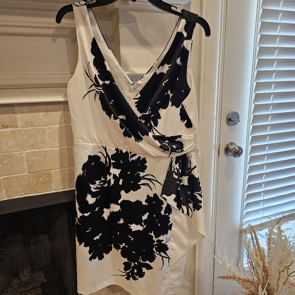 Isadora Collection 12P Black White Floral Dress